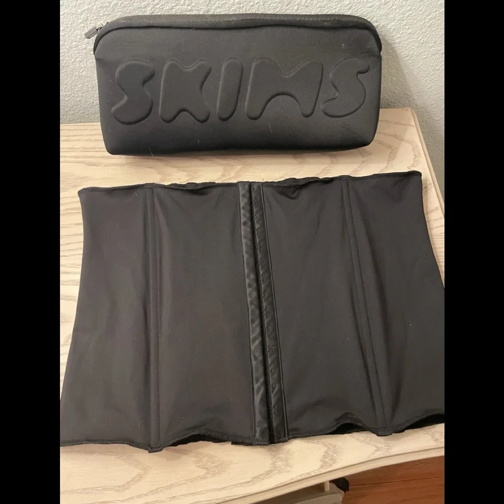 SKIMS Black Waist Cincher Shapewear